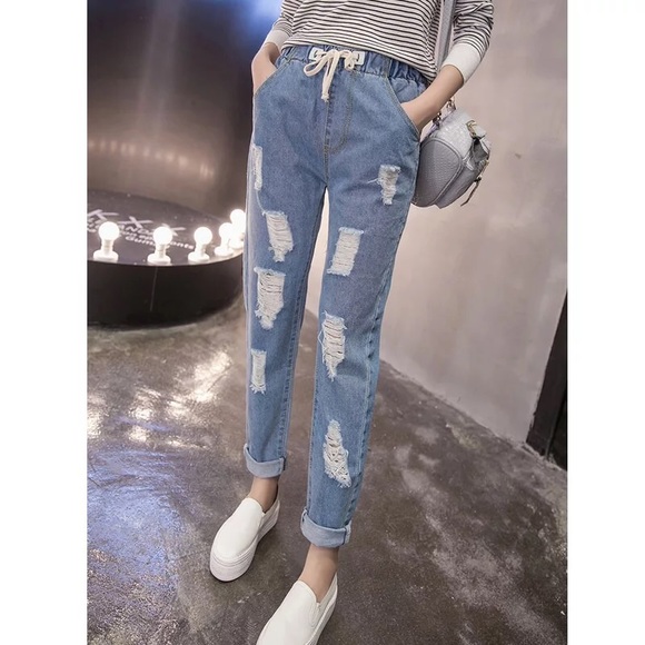 Denim - Boyfriend Style Jeans